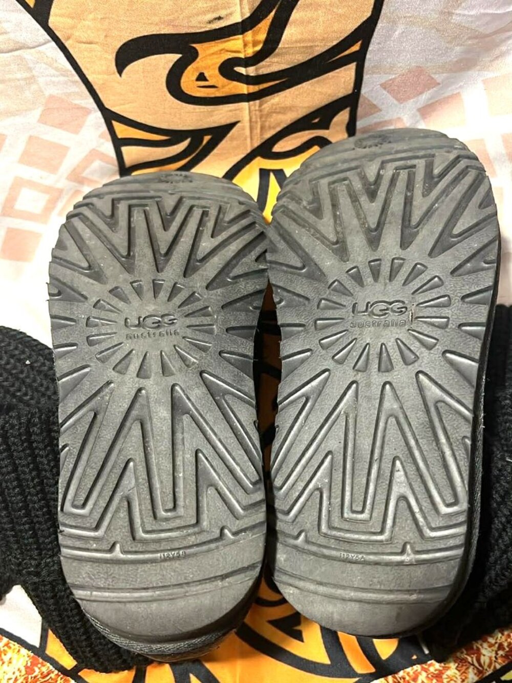 Poshmark Listing: UGG Classic Cardy Knit Boots – Black – Women’s 6 - Picture 5 of 6